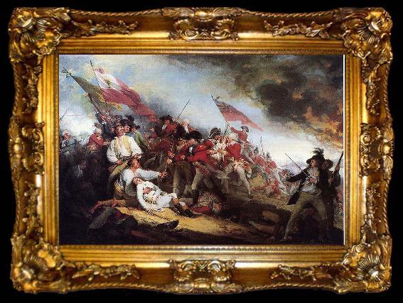 framed  John Trumbull The Death of General Warren at the Battle of Bunker Hill, ta009-2